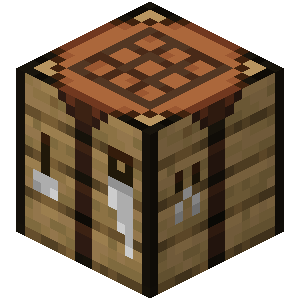 La Crafting Table è fondamentale per craftare il Tagliapietre, che ci consentirà di fare la pietra levigata nel gioco (Minecraft ovviamente).