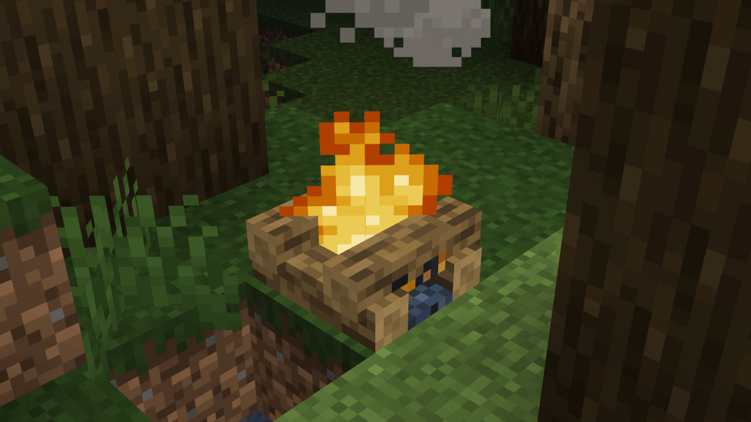 Il CampFire vi eviterà di essere punti dalle api di Minecraft dopo aver ricavato il Favo, come promesso!