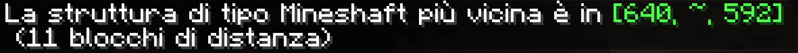 L'output del comando Locate è un messaggio in chat. Cliccandoci sopra, apparirà il comando TP di Minecraft per trovare la Fortezza del Nether.