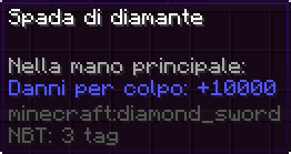 Questo tutorial vi spiegherà come avere una spada come questa su Minecraft, una spada che abbia 10000 di attacco!