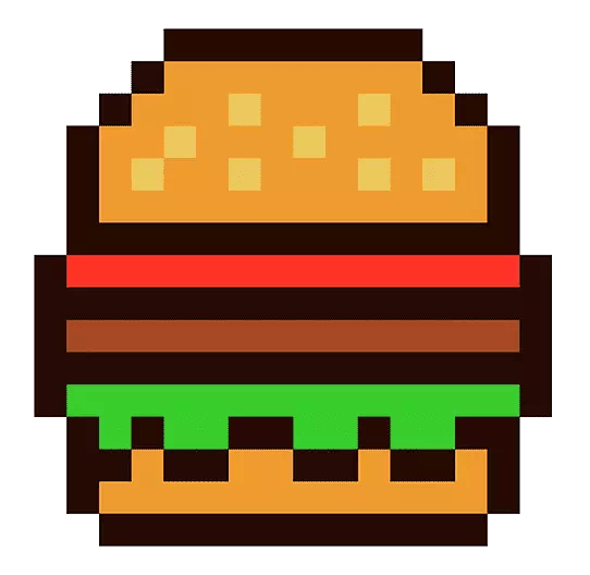 L'hamburger è molto bellino da replicare, infatti l'ho messo nella lista delle cose da costruire in Minecraft!