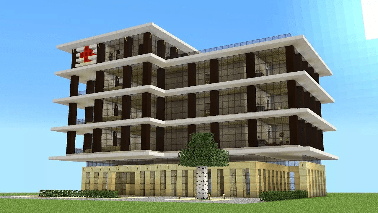 L'ospedale in questo periodo ci servirebbe proprio. Aiuta la sanità italiana! L'ho messo nella lista delle cose da costruire in Minecraft, magari voi costruitelo!