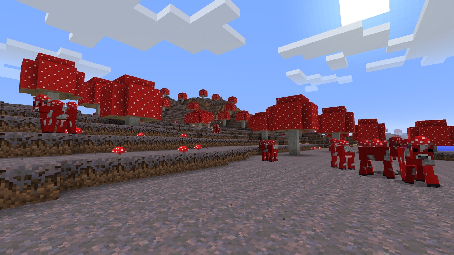 Terzo seed tra i migliori di Minecraft - Mooshroom biome.