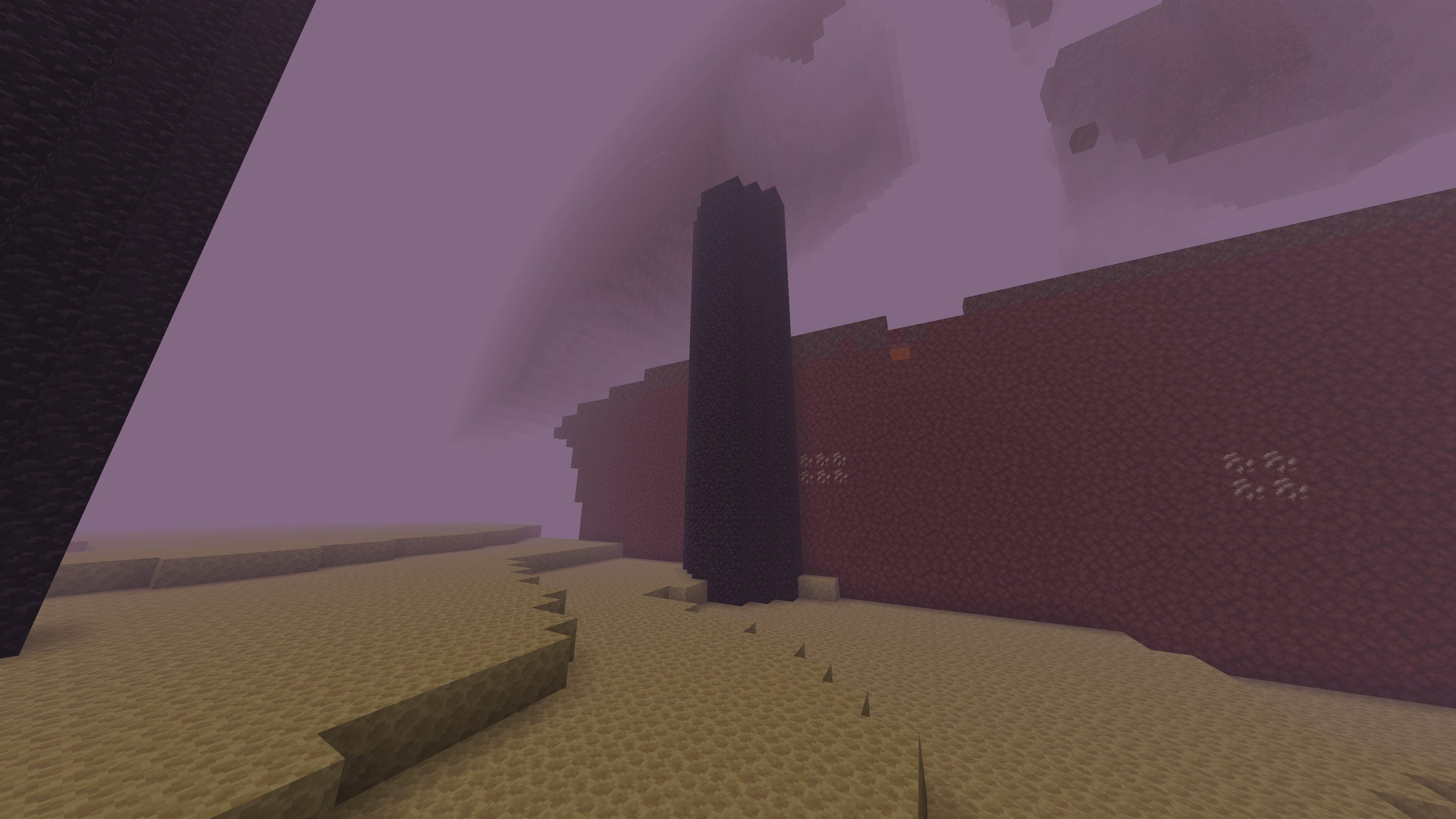 E in questo caso mentre resettavo il Nether ho scambiato metà dei files con l'End invece che col Nether vecchio. Si sono mescolati.