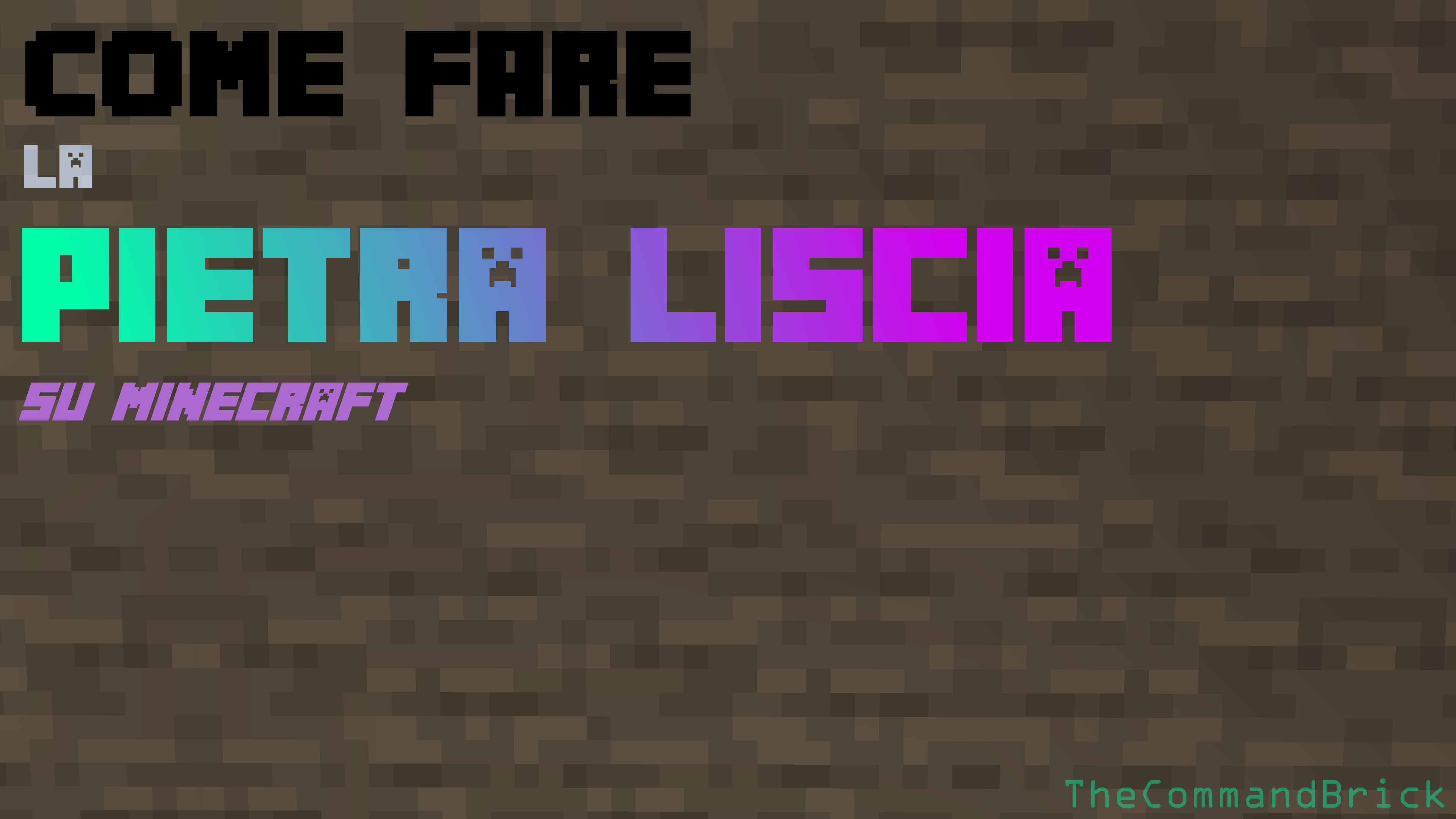 Intro al tutorial di oggi su Come Fare la Pietra Liscia su Minecraft!