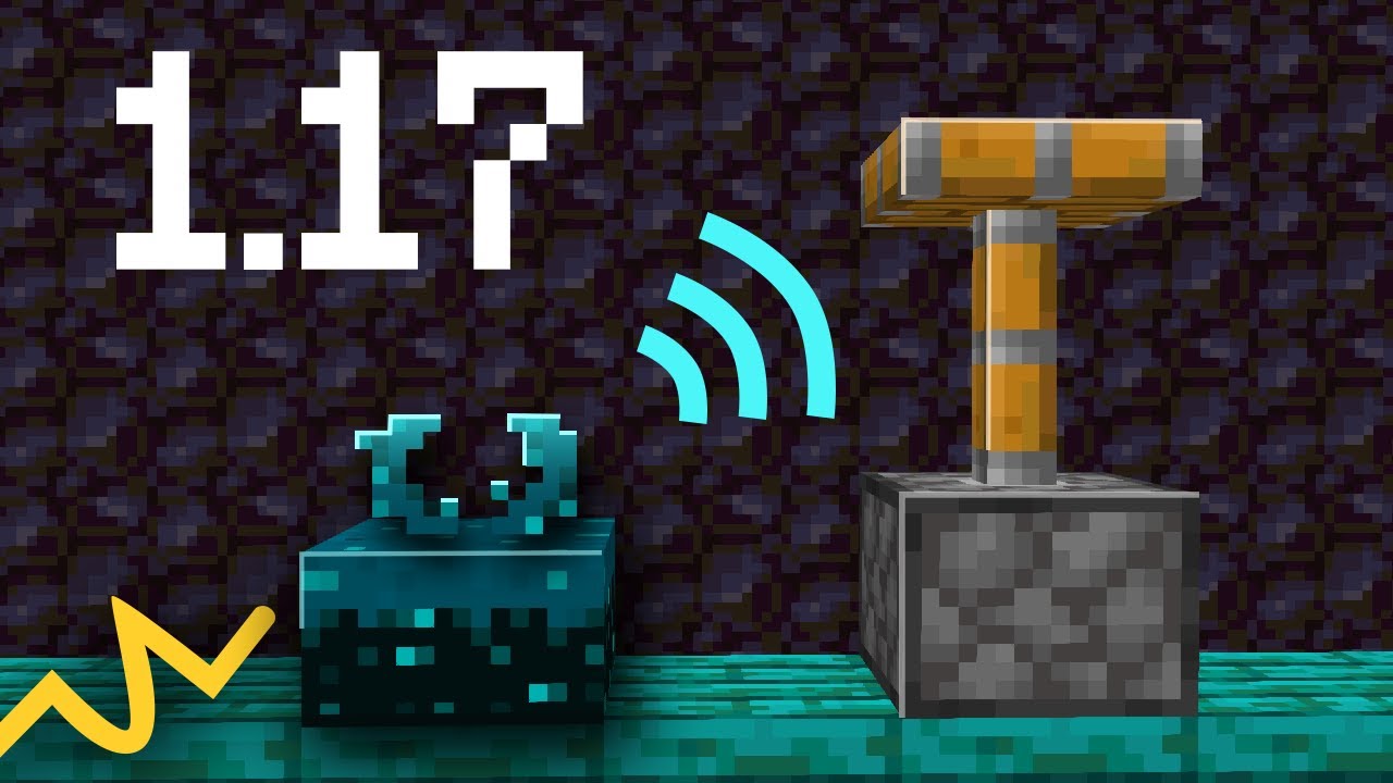 Wireless redstone di Minecraft con Caves and Cliffs.